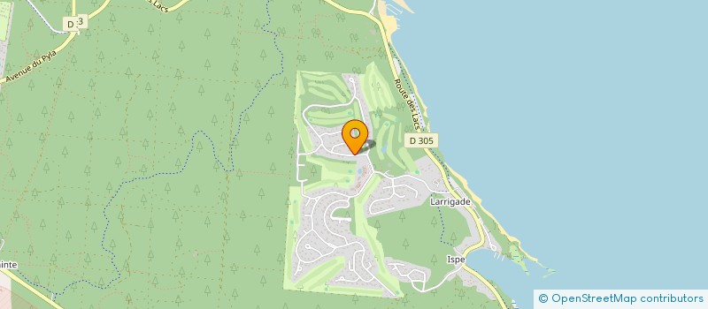 localisation de l'entreprise SCI DOSYL  BISCARROSSE