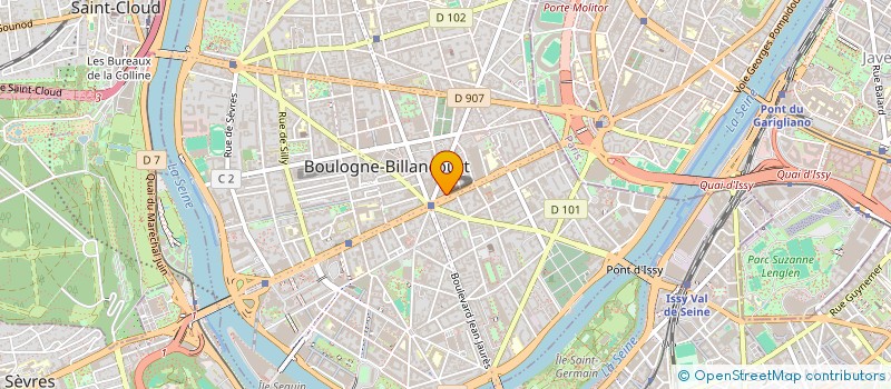 localisation de l'entreprise SCI DOTIMMO à BOULOGNE-BILLANCOURT