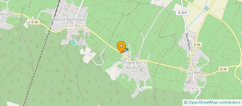 localisation de l'entreprise SCI DOU DU MIDI  CHIGNY-LES-ROSES