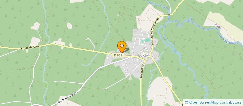 localisation de l'entreprise SCI DOU GIN  LUXEY