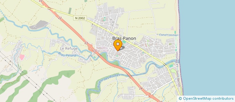 localisation de l'entreprise SCI DOU&LOUW/D  BRAS-PANON