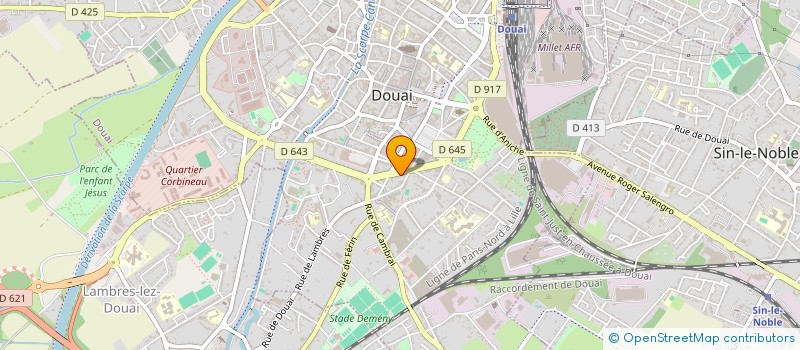 localisation de l'entreprise SCI DOUAI 1 à DOUAI