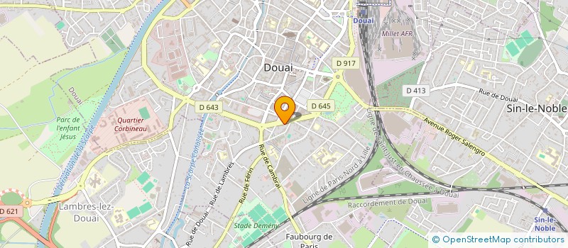 localisation de l'entreprise SCI DOUAI 2 à DOUAI