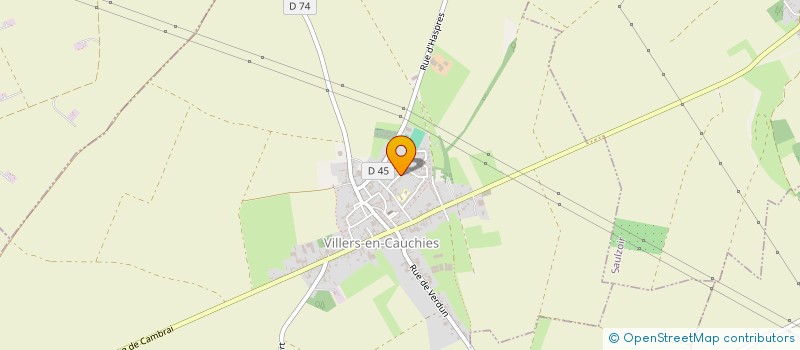 localisation de l'entreprise SCI DOUAI KALENDYCK LESNE à VILLERS-EN-CAUCHIES