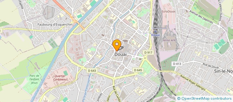 localisation de l'entreprise SCI DOUAI MAIRIE 183 à DOUAI