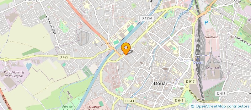 localisation de l'entreprise SCI DOUAI SERVAL à DOUAI