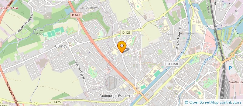 localisation de l'entreprise SCI DOUAISIENNE DES HAUTS DE FRANCE à DOUAI