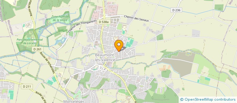 localisation de l'entreprise SCI DOUANIER à BEAUMONT-LES-VALENCE