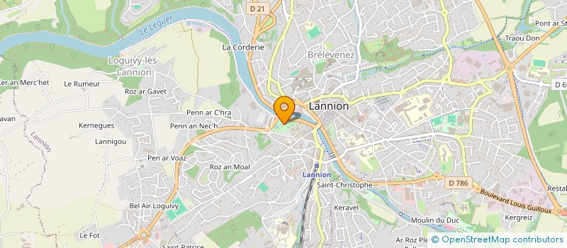 localisation de l'entreprise SCI DOUAR LANN  PLOULEC'H