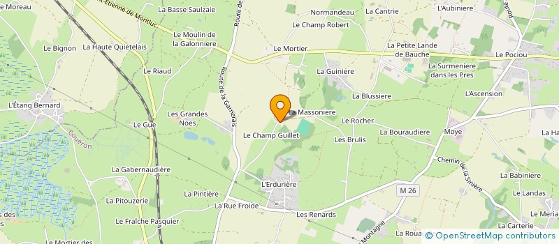 localisation de l'entreprise SCI DOUARU à COUERON