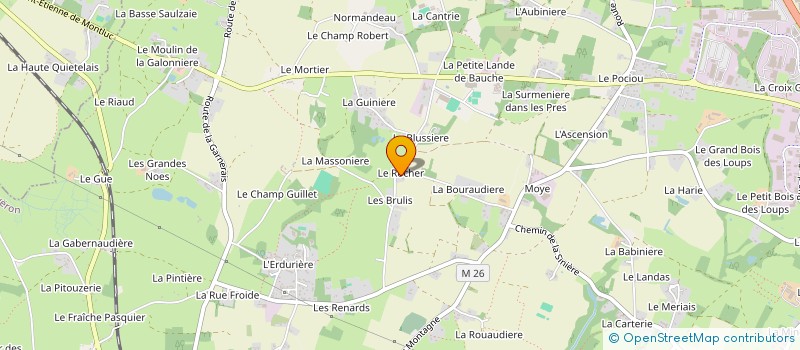 localisation de l'entreprise SCI DOUAUD à COUERON