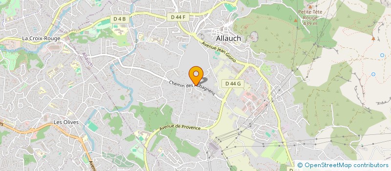 localisation de l'entreprise SCI DOUBLE 7  ALLAUCH