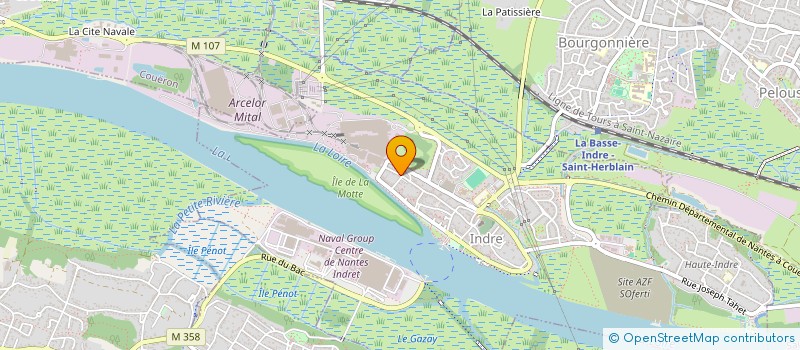 localisation de l'entreprise SCI DOUBLE A  INDRE