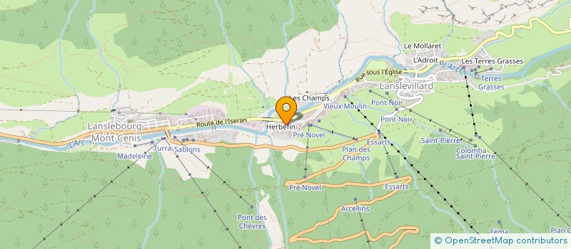 localisation de l'entreprise SCI DOUBLE A  VAL-CENIS