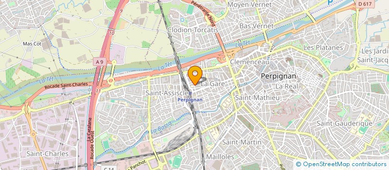 localisation de l'entreprise SCI DOUBLE E à PERPIGNAN