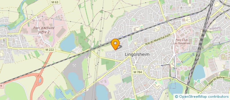 localisation de l'entreprise SCI DOUBLE L  LINGOLSHEIM