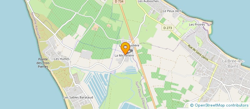 localisation de l'entreprise SCI DOUBLE LA  SAINT DENIS D'OLERON