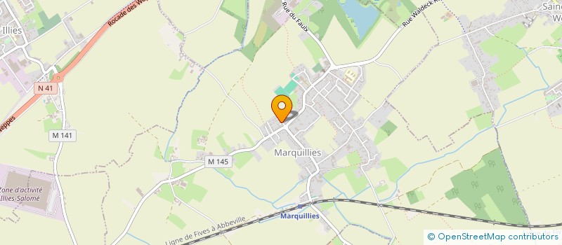 localisation de l'entreprise SCI DOUBLE M  MARQUILLIES