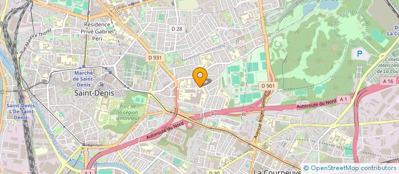 localisation de l'entreprise SCI DOUBLE Z  SAINT-DENIS