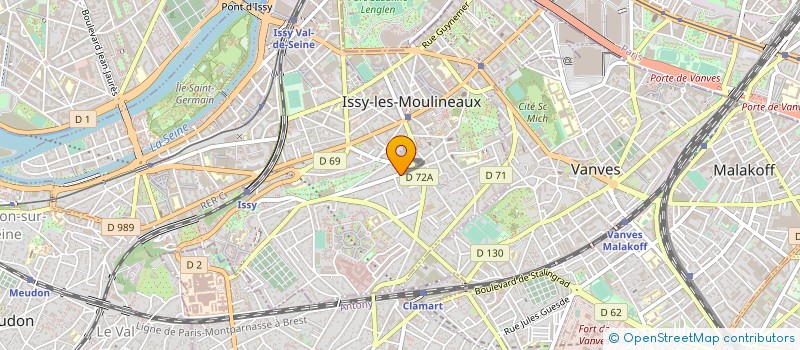 localisation de l'entreprise SCI DOUBLET à ISSY-LES-MOULINEAUX