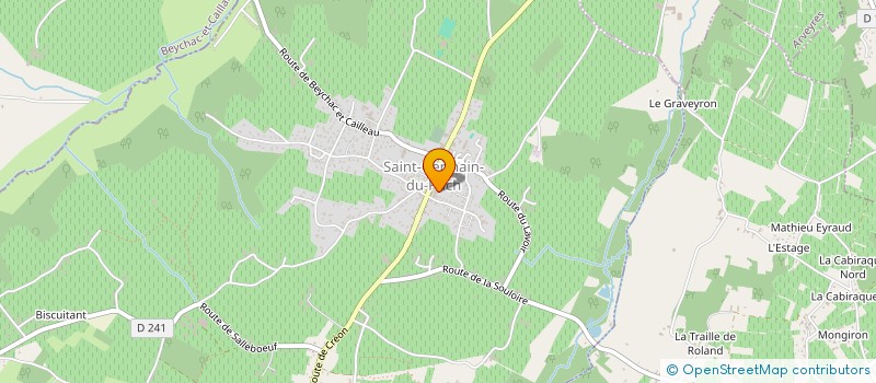 localisation de l'entreprise SCI DOUBLET JEAN CLAUDE  SAINT-GERMAIN-DU-PUCH