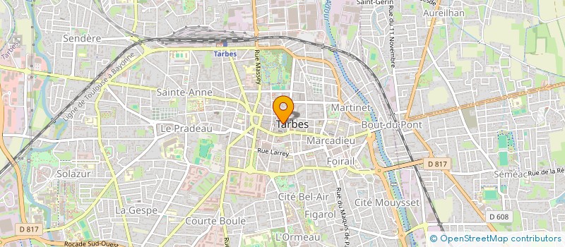 localisation de l'entreprise SCI DOUBRERE  TARBES