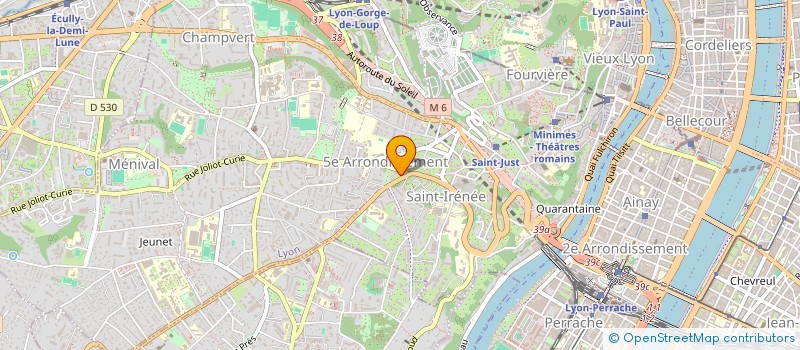 localisation de l'entreprise SCI DOUCE  LYON