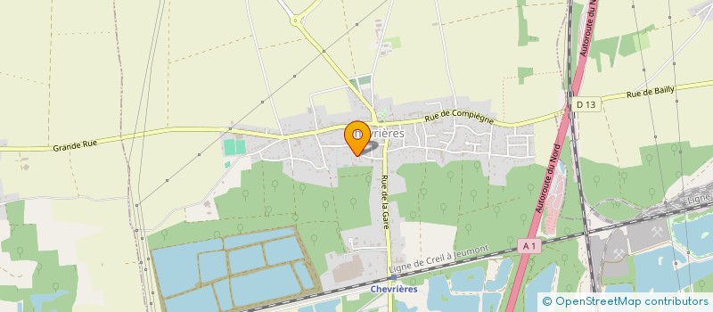 localisation de l'entreprise SCI DOUCE  CHEVRIERES