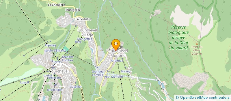 localisation de l'entreprise SCI DOUCE FRANCE à COURCHEVEL