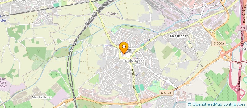 localisation de l'entreprise SCI DOUCE PLAINE  TOULOUGES