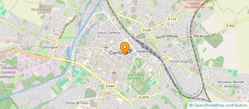 localisation de l'entreprise SCI DOUCEDAME à CAMBRAI