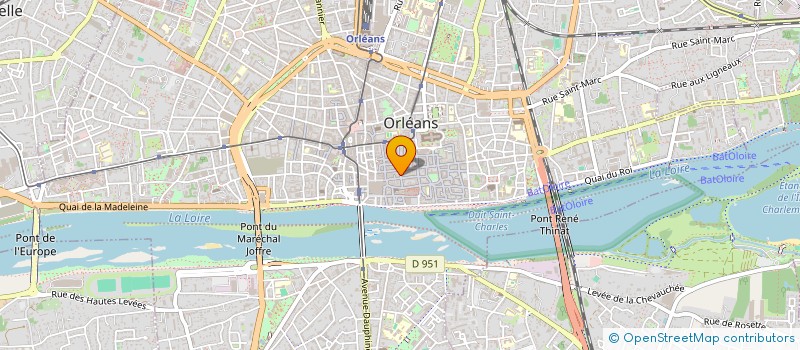 localisation de l'entreprise SCI DOUCET à ORLEANS