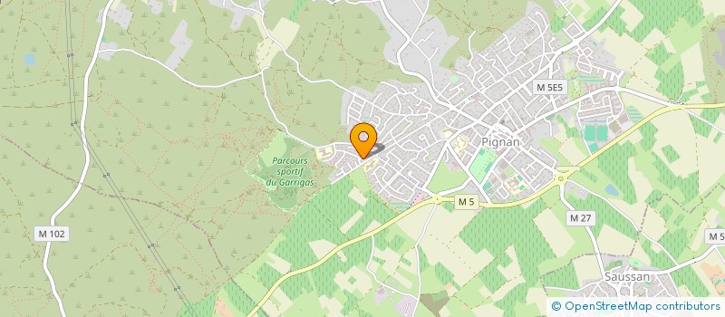 localisation de l'entreprise SCI DOUCET-MARION MONTPELLIER  PIGNAN