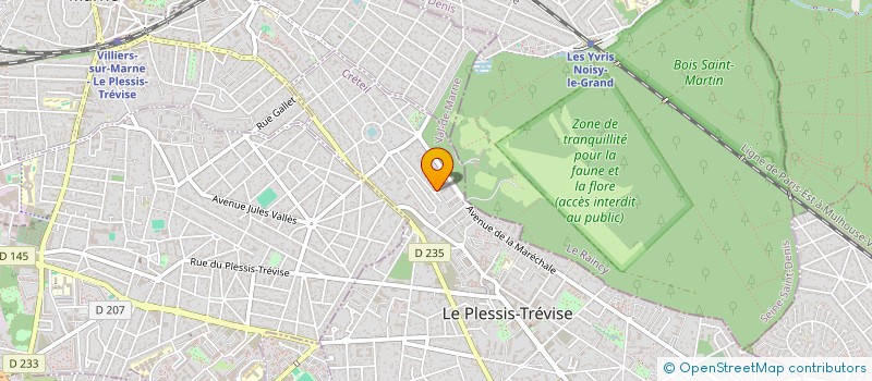 localisation de l'entreprise SCI DOUCET PETITE CROIX  LE PLESSIS-TREVISE