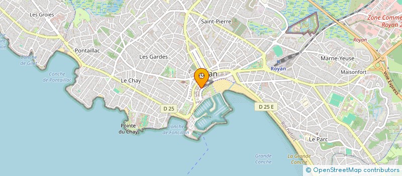 localisation de l'entreprise SCI DOUCEUR OCEANE  ROYAN