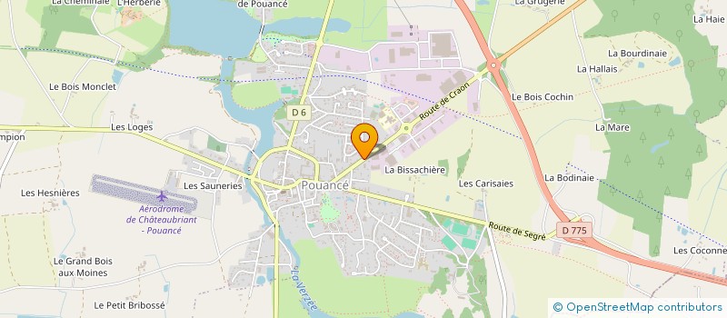 localisation de l'entreprise SCI DOUCEURS ET COMPAGNIE à OMBREE D'ANJOU