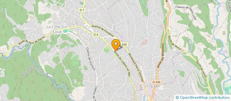 localisation de l'entreprise SCI DOUCHKA  LA COLLE-SUR-LOUP