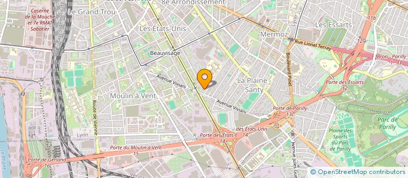 localisation de l'entreprise SCI DOUCHRIS  LYON