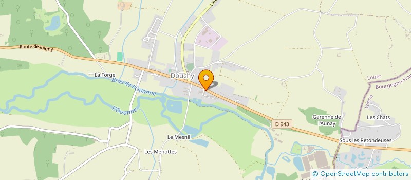 localisation de l'entreprise SCI DOUCHY AUTOMOBILES à DOUCHY-MONTCORBON