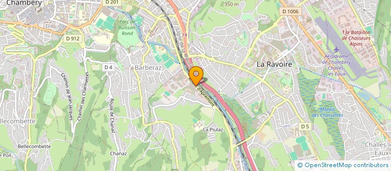 localisation de l'entreprise SCI DOUDI  LA RAVOIRE