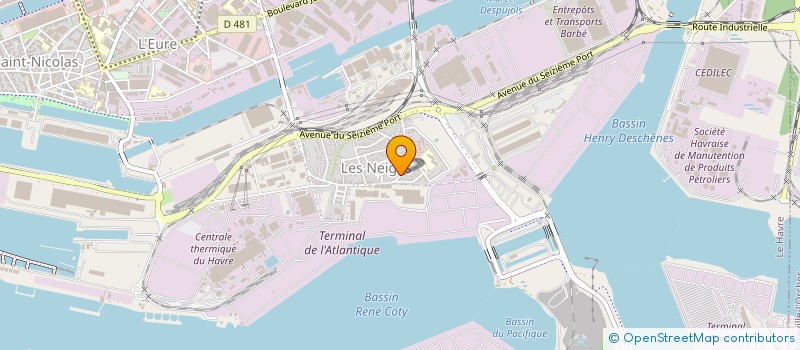 localisation de l'entreprise SCI DOUDOU  LE HAVRE