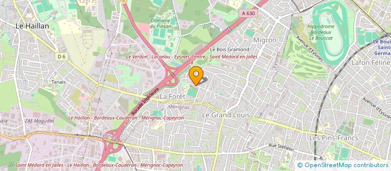 localisation de l'entreprise SCI DOUG  EYSINES