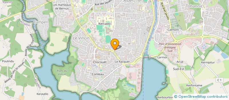 localisation de l'entreprise SCI DOUGIL à VANNES