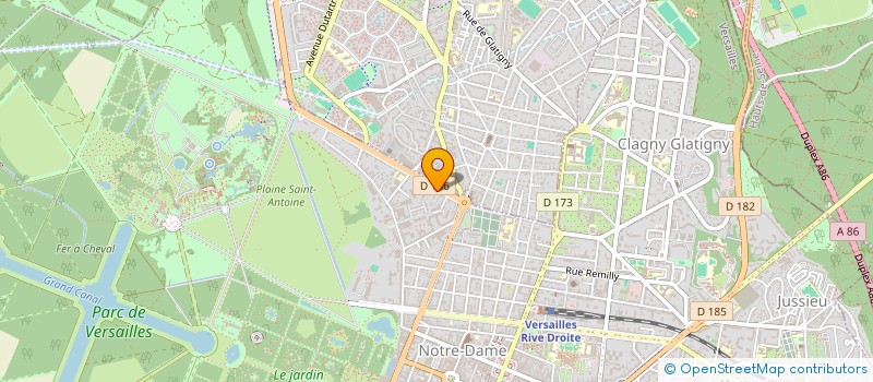 localisation de l'entreprise SCI DOUGLAS  VERSAILLES