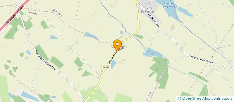 localisation de l'entreprise SCI DOUILLAC  PARISOT