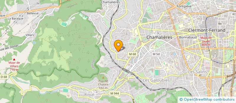 localisation de l'entreprise SCI DOUISSARD  CHAMALIERES