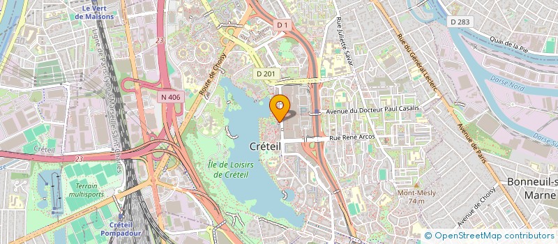 localisation de l'entreprise SCI DOUKALA à CRETEIL