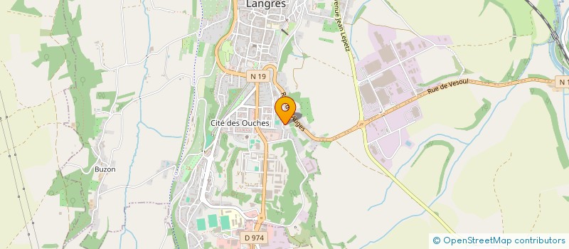 localisation de l'entreprise SCI DOUMA à LANGRES