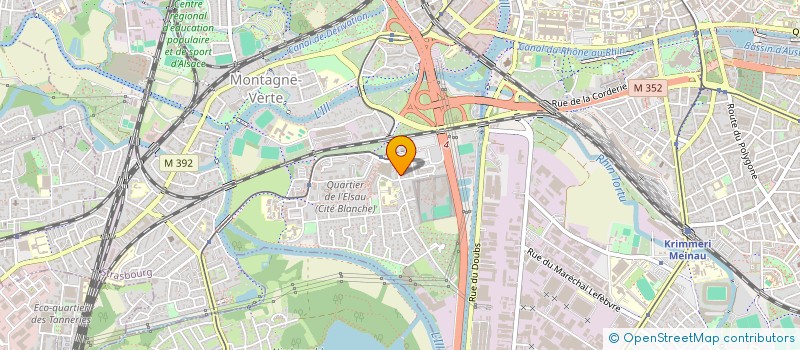 localisation de l'entreprise SCI DOUMAC  STRASBOURG