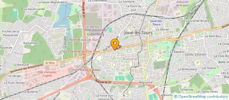 localisation de l'entreprise SCI DOUMAS à JOUE-LES-TOURS